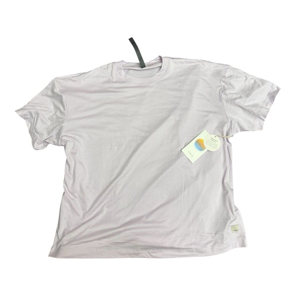 Vuori Women’s Energy Tee Long Lilac Breeze Heather Light Purple Size Medium New